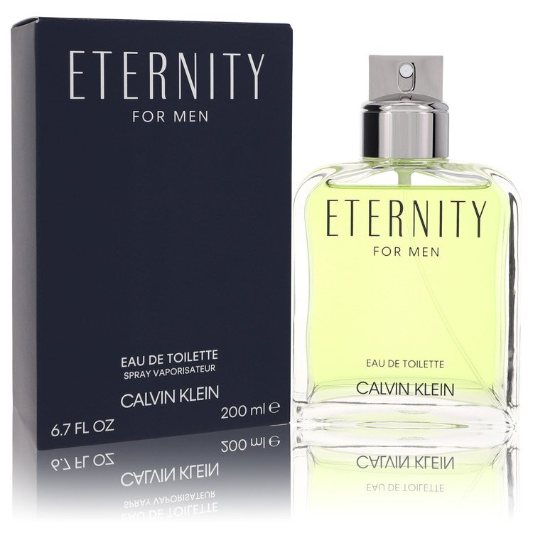 Eternity by Calvin Klein Eau De Toilette Spray 6.7 oz Eternity by Calvin Klein Eau De Toilette Spray 6.7 oz